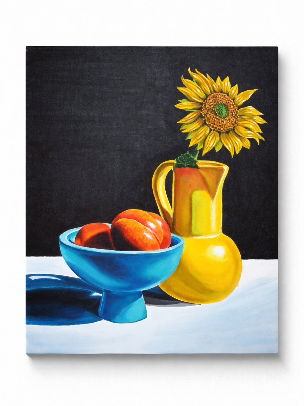 Sunflower Still Life Canvas Acrylic painting